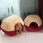 Πτυσσόμενα μαλακά ζωικά σπηλιά κουταβιών σπιτιών κρεβατιών χειμερινών σκυλιών/μαξιλάρι χαλιών ύπνου προμηθευτής