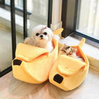 Ασυνήθιστα κρεβάτια γατών μορφής μπανανών, θερμή παραμόρφωση κρεβατιών χειμερινών γατών εύκολη μη προμηθευτής