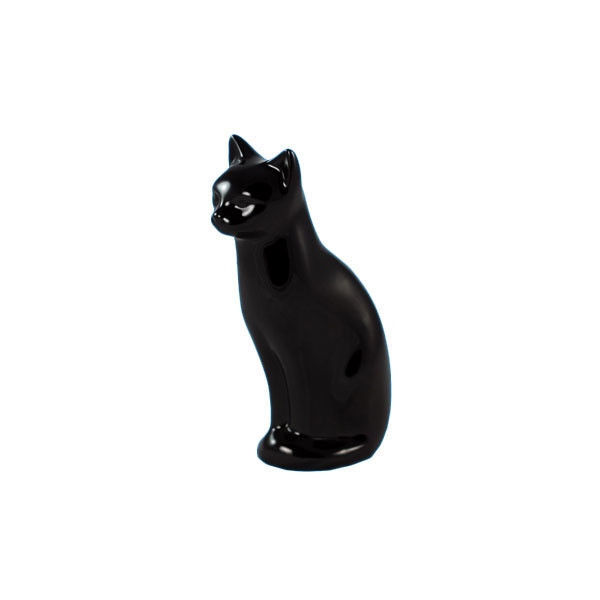 Μαύρο διαμορφωμένο γάτα δοχείο χρώματος, μοναδικό υλικό αμερικανικό ύφος ορείχαλκου μετάλλων δοχείων γατών προμηθευτής