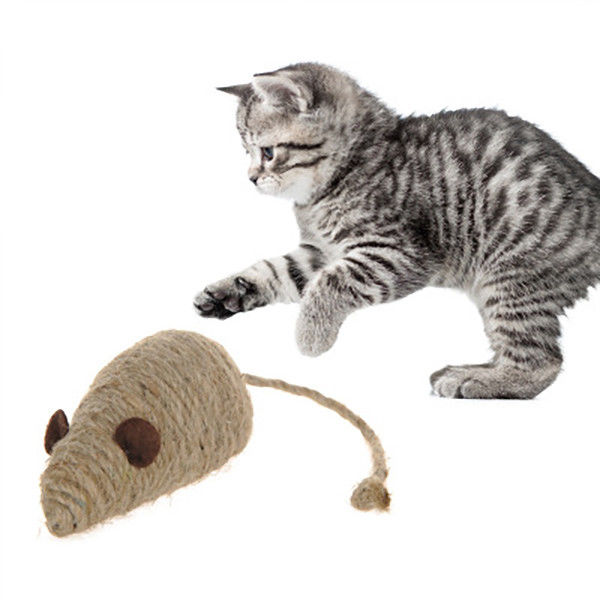 Προσαρμοσμένος υλικός Washable ανθεκτικός σίζαλ παιχνιδιών γατών ποντικιών μεγέθους διαλογικός προμηθευτής